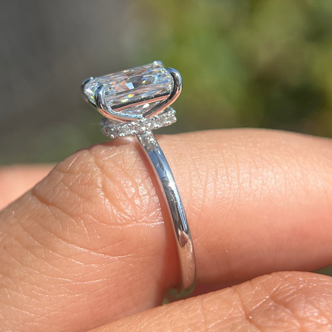 radiant engagement ring ideas