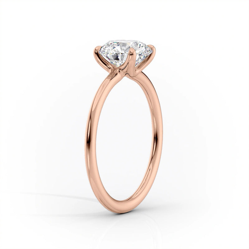 Round Engagement Ring