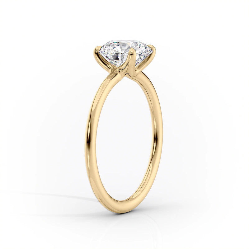 Round Engagement Ring