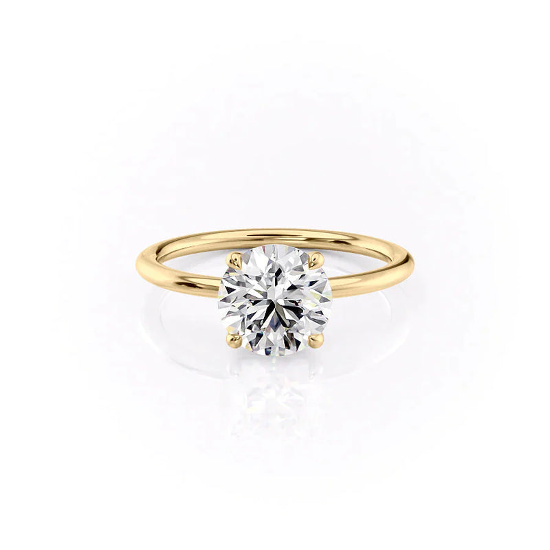 Round Engagement Ring