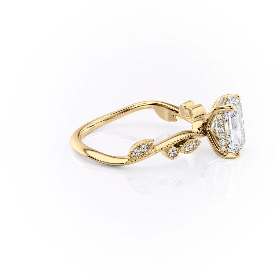 Twig/vine engagement ring